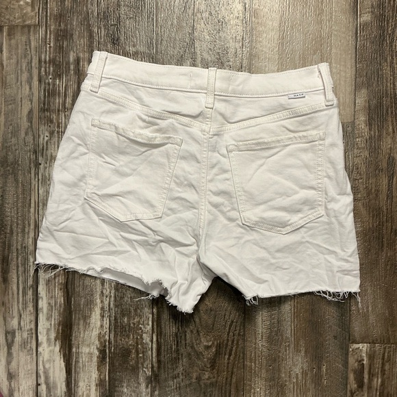 Daze White Denim Women Shorts Size 29 - Picture 5 of 11